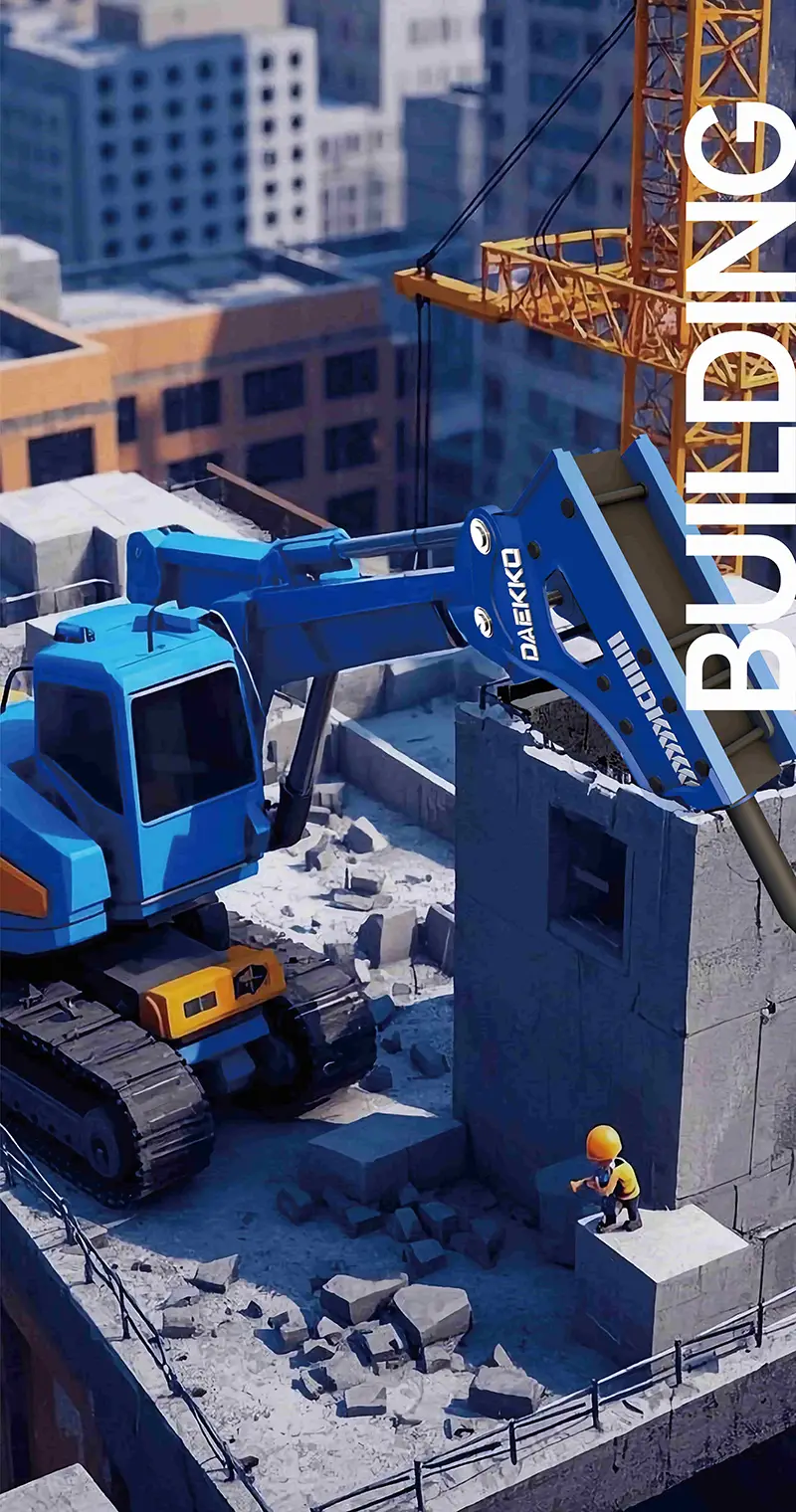 hydraulic-breaker-building-demolition