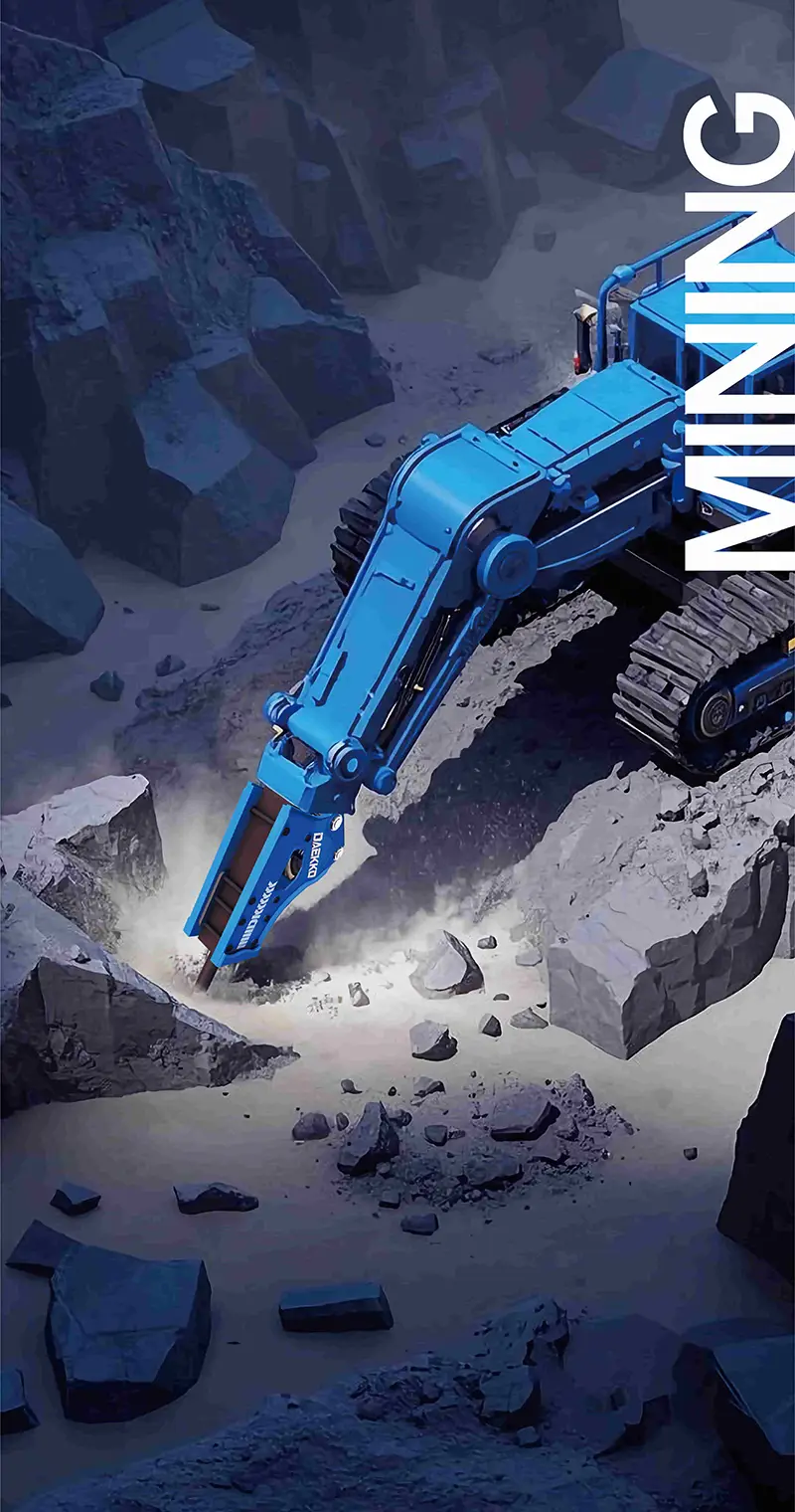 hydraulic-breaker-mining-quarrying