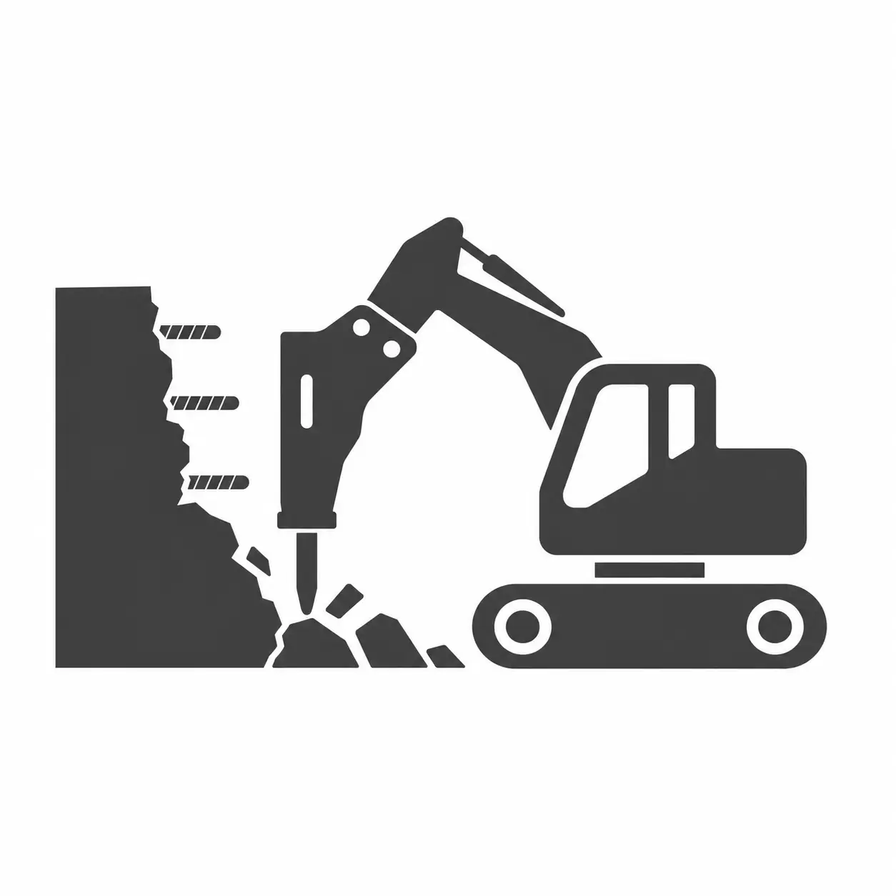 side-type-hydraulic-breaker-concrete-demolition