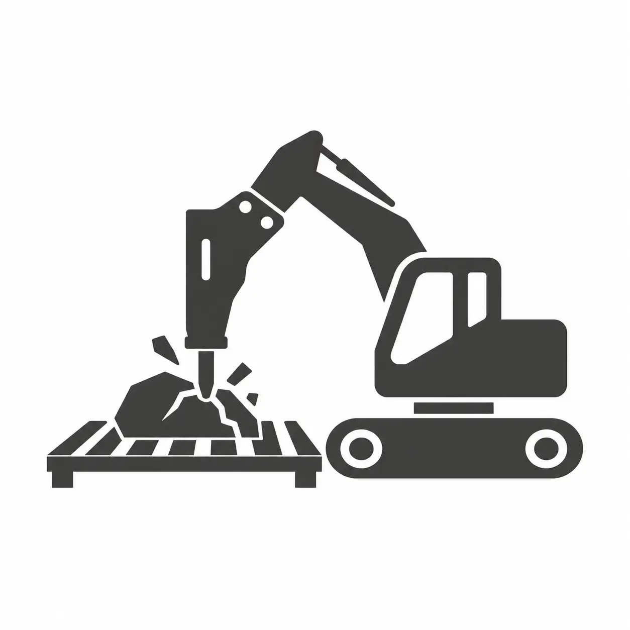 side-type-hydraulic-breaker-oversize-breaking-at-grizzlies